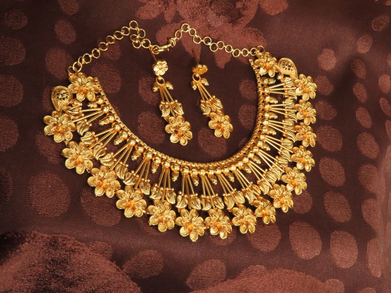 gold-plated indian jewellery