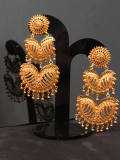 gold plated fashion earrings