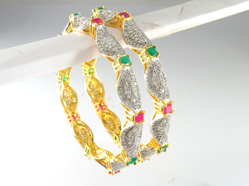 cubic zircon bangles online