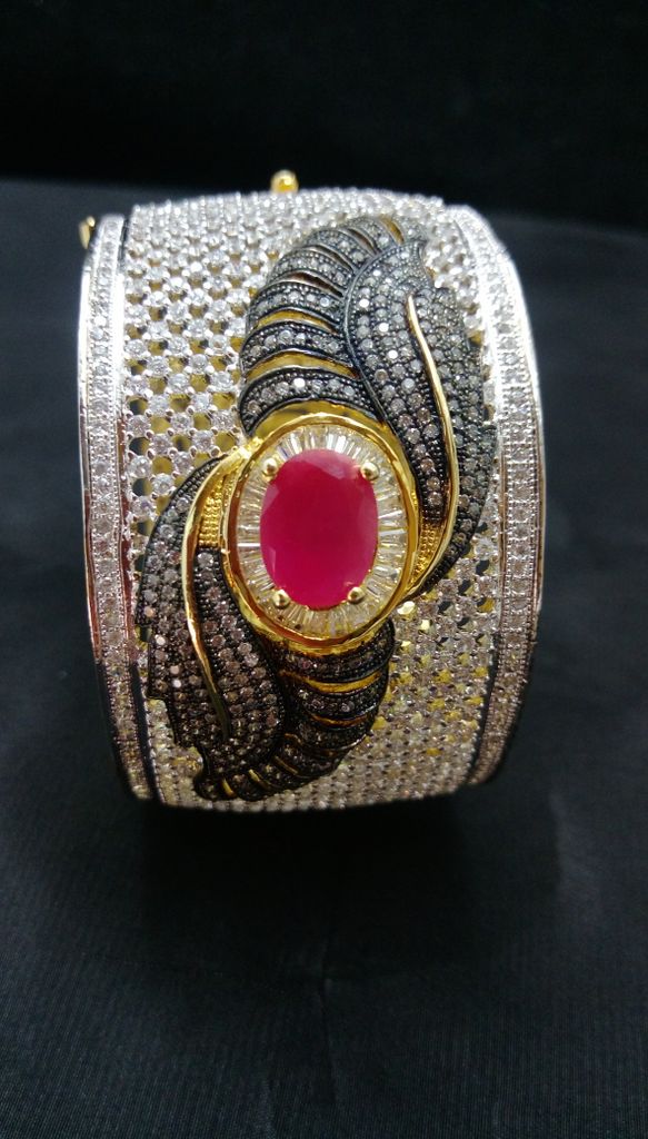 buy ad, cz bangles online in India