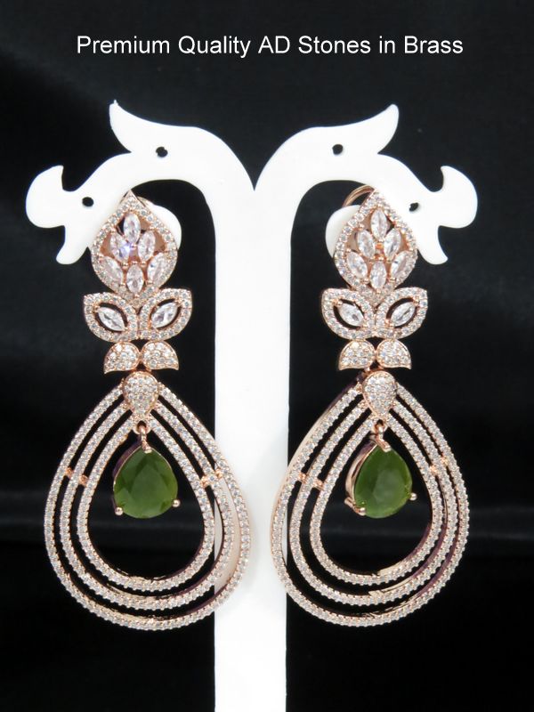 long partywear earrings mehndi