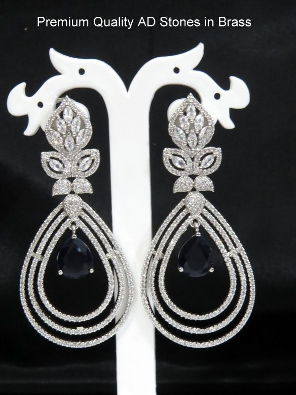 Blue earrings for wedding deals