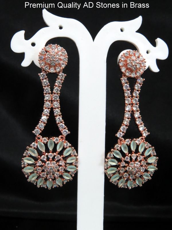american diamond earrings mink