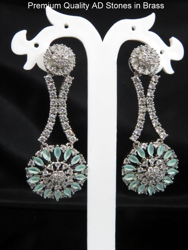 american diamond earrings mink