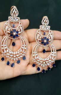 fashion jewellery supplier, american diamond earrings