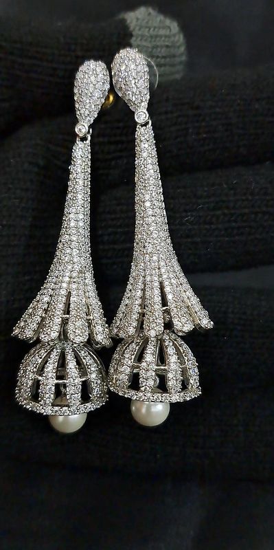 Long Jhumki Earrings For Weddings