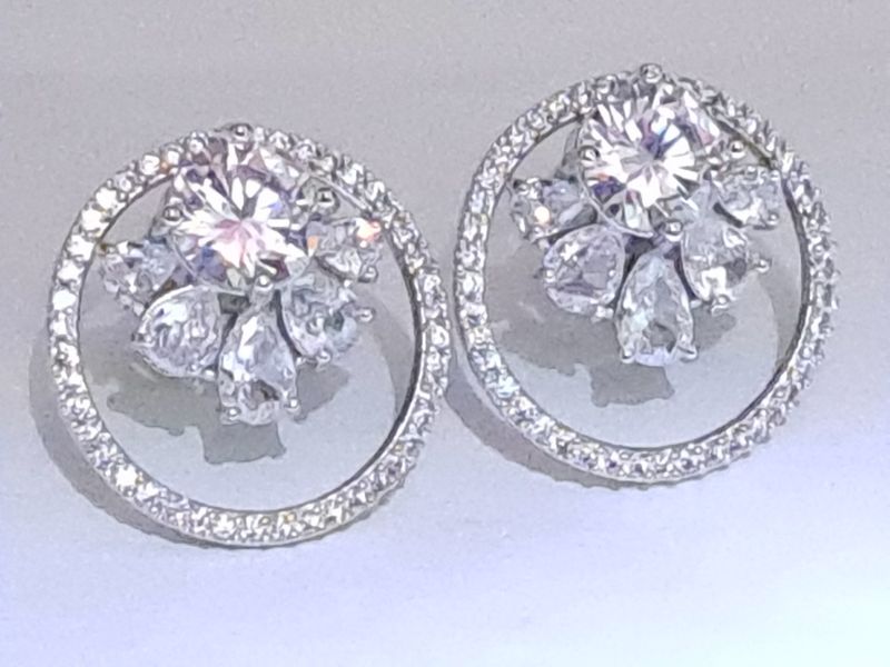 zirconia earrings wholesale