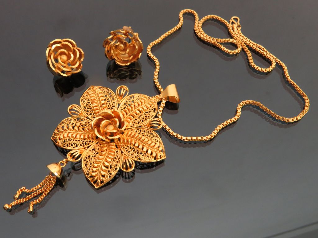 one gram gold plated fashion pendants