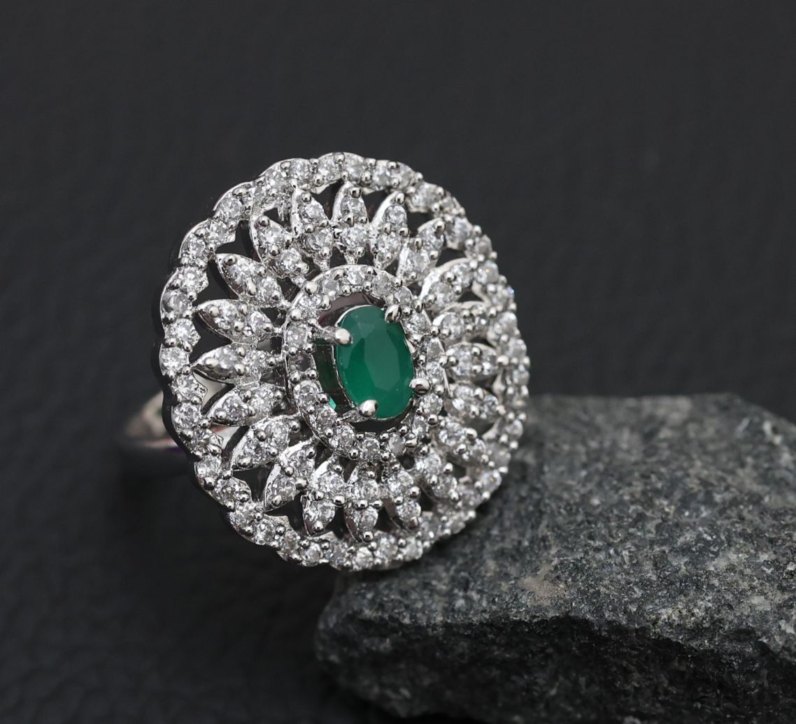 AD studded Finger Rings for Indian Women