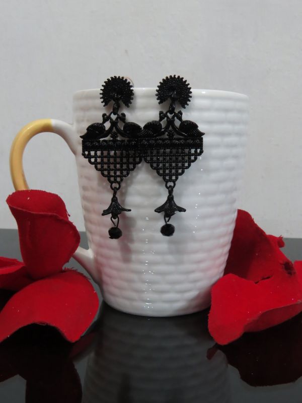 All Black Jeans earrings